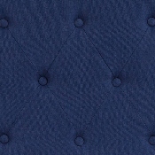 Cambridge Tufted Upholstered King Size Headboard in Navy Fabric, HG-HB1708-K-N-GG
