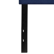 Cambridge Tufted Upholstered King Size Headboard in Navy Fabric, HG-HB1708-K-N-GG