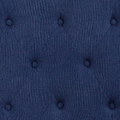 Cambridge Tufted Upholstered Queen Size Headboard in Navy Fabric, HG-HB1708-Q-N-GG