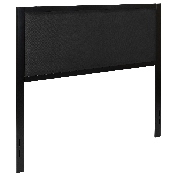 Melbourne Metal Upholstered Full Size Headboard in Black Fabric, HG-HB1717-F-BK-GG