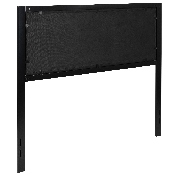Bristol Metal Tufted Upholstered Full Size Headboard in Black Fabric, HG-HB1725-F-BK-GG