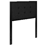 Bristol Metal Tufted Upholstered Twin Size Headboard in Black Fabric, HG-HB1725-T-BK-GG
