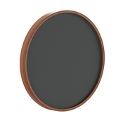 Canterbury 18" Round Wall Mounted Magnetic Chalkboard for Home or Business with Eraser and Chalk in Rustic Pine Wood Frame, HGWA-CHKCIRCLE18-BRN-GG