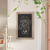 Canterbury 20" x 30" Weathered Wall Mount Magnetic Chalkboard Sign, Hanging Wall Chalkboard Memo Board for Home, School, or Business, HGWA-GDI-CRE8-064315-GG