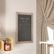 Canterbury 20" x 30" Weathered Wall Mount Magnetic Chalkboard Sign, Hanging Wall Chalkboard Memo Board for Home, School, or Business, HGWA-GDI-CRE8-064315-GG
