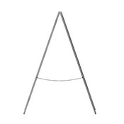 Canterbury 40" x 20" Vintage Wooden A-Frame Magnetic Indoor/Outdoor Chalkboard Sign, Freestanding Double Sided Extra Large Message Board, Graywash, HGWA-GDI-CRE8-132315-GG