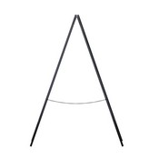 Canterbury 40" x 20" Vintage Wooden A-Frame Magnetic Indoor/Outdoor Chalkboard Sign, Freestanding Double Sided Extra Large Message Board, Black, HGWA-GDI-CRE8-612315-GG