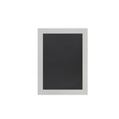 Canterbury 18" x 24" White Wall Mount Magnetic Chalkboard Sign, Hanging Wall Chalkboard Memo Board for Home, School, or Business, HGWA-GDIS-CRE8-954315-GG