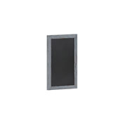 Canterbury 11" x 17" Rustic Gray Wall Mount Magnetic Chalkboard Sign, Hanging Wall Chalkboard Memo Board for Home, School, or Business, HGWA-GDIS-CRE8-962315-GG