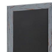 Canterbury 11" x 17" Rustic Gray Wall Mount Magnetic Chalkboard Sign, Hanging Wall Chalkboard Memo Board for Home, School, or Business, HGWA-GDIS-CRE8-962315-GG