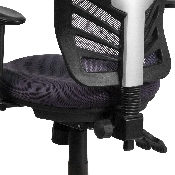 Mid-Back Dark Gray Mesh Multifunction Executive Swivel Ergonomic Office Chair with Adjustable Arms, HL-0001-DK-GY-GG
