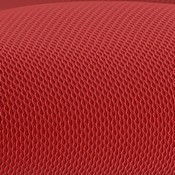 Nicholas Mid-Back Red Mesh Multifunction Executive Ergonomic Office Chair with Adjustable Arms, Transparent Roller Wheels, and White Frame, HL-0001-WH-RED-RLB-GG