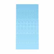 Capri Comfortable Sleep 2 Inch Cooling Gel Infused 5-Zone Twin Memory Foam Mattress Topper with CertiPUR-US Certified Foam, HLC-5ZONE-TWIN-2-GG