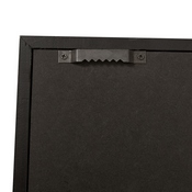Banks 24x36 Jersey Display Case with Solid Pine Wood Frame, Velvet Backing Board, and Anti-Theft Lock in Black, HMHD-23M099YBN-BLK-2436-GG