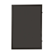 Banks 24x36 Jersey Display Case with Solid Pine Wood Frame, Velvet Backing Board, and Anti-Theft Lock in Black, HMHD-23M099YBN-BLK-2436-GG