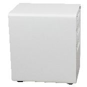 Ergonomic 3-Drawer Mobile Locking Filing Cabinet with Anti-Tilt Mechanism & Letter/Legal Drawer, White with Charcoal Faceplate, HZ-AP535-02-DGY-WH-GG