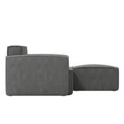 Bridgetown Luxury Modular 4 Piece Sectional Sofa, Dark Gray, IS-IT2231-4PCSEC-DKGRY-GG