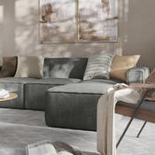 Bridgetown Luxury Modular 4 Piece Sectional Sofa, Dark Gray, IS-IT2231-4PCSEC-DKGRY-GG