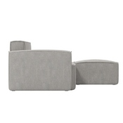 Bridgetown Luxury Modular 5 Piece Sectional Sofa, Gray, IS-IT2231-5PCSEC-GRY-GG
