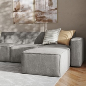 Bridgetown Luxury Modular 5 Piece Sectional Sofa, Gray, IS-IT2231-5PCSEC-GRY-GG