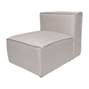 Bridgetown Luxury Modular Sectional Sofa, Armless Center Seat, Cream, IS-IT2231-MC-CRM-GG