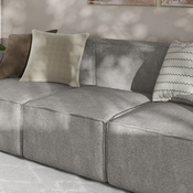 Bridgetown Luxury Modular Sectional Sofa, Armless Center Seat, Gray, IS-IT2231-MC-GRY-GG