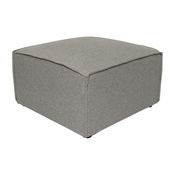 Bridgetown Luxury Modular Sectional Sofa, Ottoman Seat, Gray, IS-IT2231-OT-GRY-GG