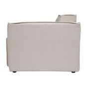 Bridgetown Luxury Modular Sectional Sofa, Right Side with Arm Rest, Cream, IS-IT2231-RC-CRM-GG