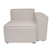 Bridgetown Luxury Modular Sectional Sofa, Right Side with Arm Rest, Cream, IS-IT2231-RC-CRM-GG