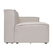 Bridgetown Luxury Modular Sectional Sofa, Right Side with Arm Rest, Cream, IS-IT2231-RC-CRM-GG