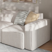 Bridgetown Luxury Modular Sectional Sofa, Right Side with Arm Rest, Cream, IS-IT2231-RC-CRM-GG