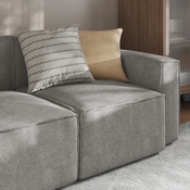 Bridgetown Luxury Modular Sectional Sofa, Right Side with Arm Rest, Gray, IS-IT2231-RC-GRY-GG
