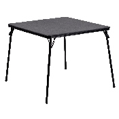 Black Folding Card Table, JB-2-GG