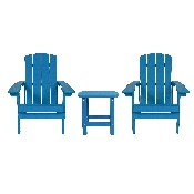 Blue Table and 2 Chair Set, JJ-C14501-2-T14001-BLU-GG