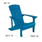 Blue Table and 2 Chair Set, JJ-C14501-2-T14001-BLU-GG