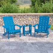 Blue Table and 2 Chair Set, JJ-C14501-2-T14001-BLU-GG