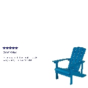 Charlestown All-Weather Adirondack Chair in Blue Faux Wood, JJ-C14501-BLU-GG