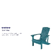 Charlestown All-Weather Adirondack Chair in Sea Foam Faux Wood, JJ-C14501-SFM-GG