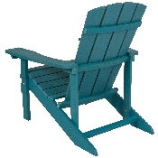 Charlestown All-Weather Adirondack Chair in Sea Foam Faux Wood, JJ-C14501-SFM-GG