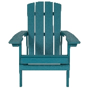 Charlestown All-Weather Adirondack Chair in Sea Foam Faux Wood, JJ-C14501-SFM-GG