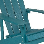 Charlestown All-Weather Adirondack Chair in Sea Foam Faux Wood, JJ-C14501-SFM-GG