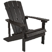 Charlestown All-Weather Adirondack Chair in Slate Gray Faux Wood, JJ-C14501-SLT-GG