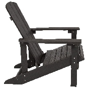 Charlestown All-Weather Adirondack Chair in Slate Gray Faux Wood, JJ-C14501-SLT-GG