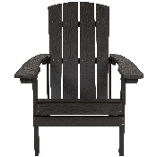 Charlestown All-Weather Adirondack Chair in Slate Gray Faux Wood, JJ-C14501-SLT-GG