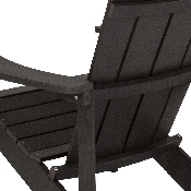 Charlestown All-Weather Adirondack Chair in Slate Gray Faux Wood, JJ-C14501-SLT-GG