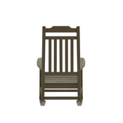 Winston All-Weather Poly Resin Rocking Chair in Mahogany, JJ-C14703-MHG-GG