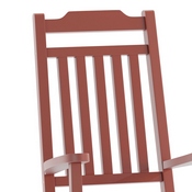 Winston All-Weather Poly Resin Rocking Chair in Red, JJ-C14703-RED-GG