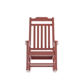 Winston All-Weather Poly Resin Rocking Chair in Red, JJ-C14703-RED-GG