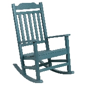 Winston All-Weather Poly Resin Rocking Chair in Teal, JJ-C14703-TL-GG
