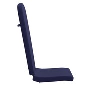 Charlestown Set of 2 All Weather Indoor/Outdoor High Back Adirondack Chair Cushions, Patio Furniture Replacement Cushions - Blue, JJ-CSN14501-BL-2-GG